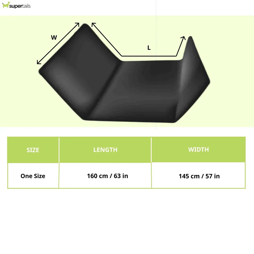 Trixie Car Seat Cover for Dogs and Cats (Black) - Image 2