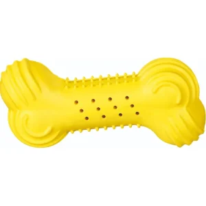 Trixie Cooling Bone Natural Rubber Chew Toy for Dogs (Yellow)