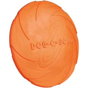 Trixie Floatable Natural Rubber Disc Toy for Dogs (Orange)