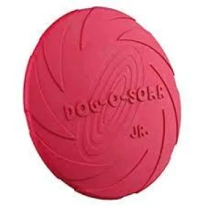 Trixie Floatable Natural Rubber Disc Toy for Dogs (Pink)