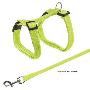 Trixie Harness with Leash for Cats (Green)