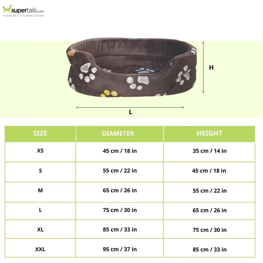 Trixie Jimmy Donut Bed Taupe for Dogs - Image 2