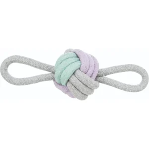 Trixie Junior Knotted Ball Rope Toy with Loops for Dogs