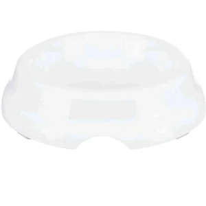 Trixie Non Slip Plastic Bowl for Cats (White)