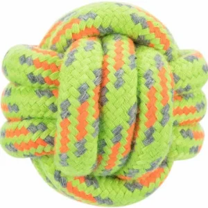 Trixie Rope Ball Toy for Dogs (Green)