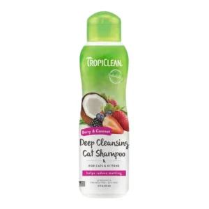 TropiClean Berry & Coconut Deep Cleansing Shampoo for Cats & Kittens 12 oz