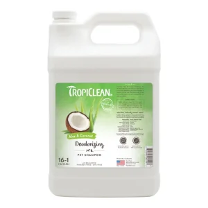 Tropiclean Dog & Cat Aloe & Coconut Deodorizing Pet Shampoo, 1 gal