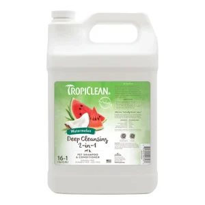 Tropiclean Dog Watermelon Deep Cleansing, 2-in-1 Pet Shampoo & Conditioner, 1 gal