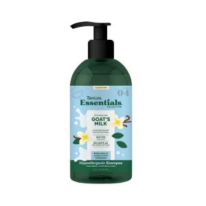 TropiClean Essentials Goat's Milk Pet Shampoo for Dogs, Puppies & Cats 16 oz
