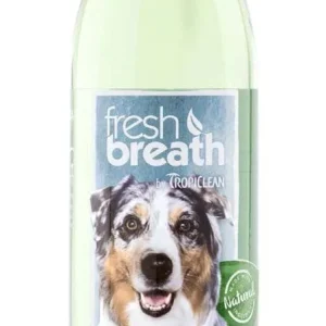 TropiClean Fresh Breath Advanced Whitening Oral Care Water Additive for Dogs 16 fl oz