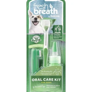 TropiClean Fresh Breath Oral Care Kit for Dogs Large
