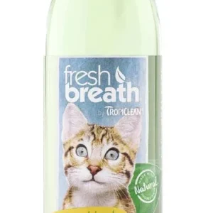 TropiClean Fresh Breath Oral Care Water Additive for Cats 16 Fl. oz