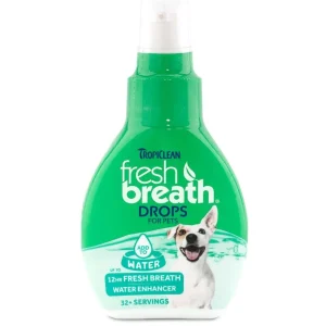 TropiClean Fresh Breath Oral Care Water Additive for Dogs 2.2 fl oz
