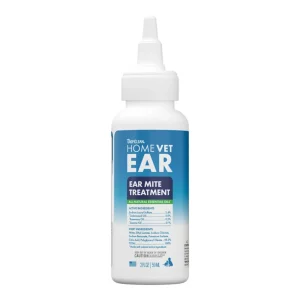 Tropiclean Homevet Dog & Cat Ear Mite Treatment 2 oz