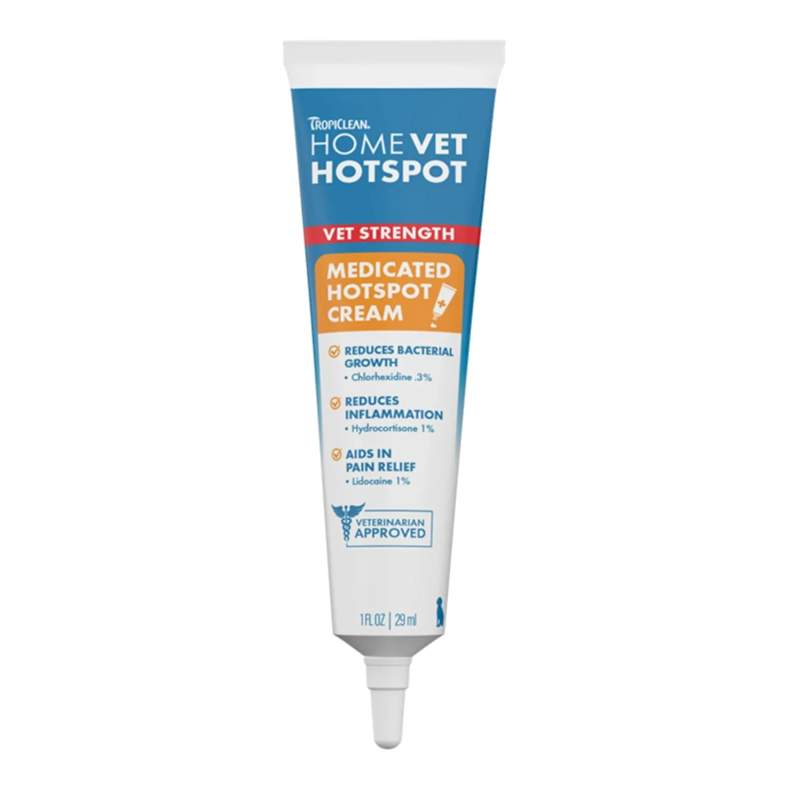 Tropiclean Homevet Dog Hot Spot Cream 1 oz