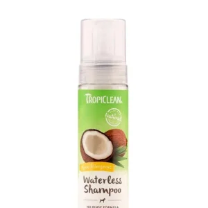 TropiClean Hypoallergenic Waterless Pet Shampoo for Dogs 7.4 fl oz