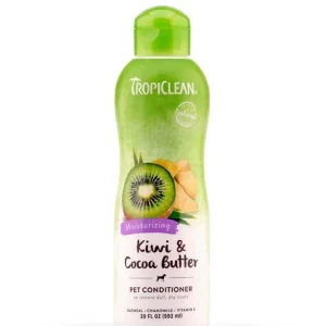 TropiClean Kiwi & Cocoa Butter Moisturizing Conditioner for Pets 20 fl oz