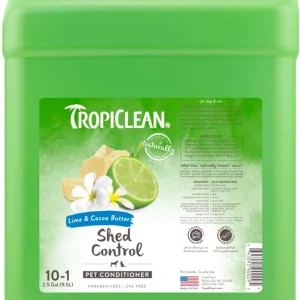 Tropiclean Lime & Cocoa Butter Shed Control Conditioner 2.5 Gallon
