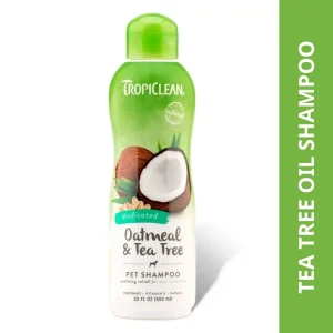 Tropiclean Medicated Oatmeal & Tea Tree Shampoo for Dogs