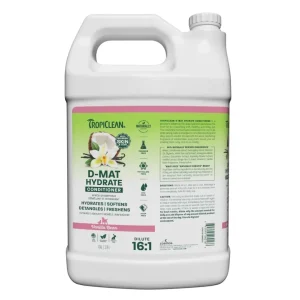 Tropiclean Vanilla Bean D-Mat Hydrate & Shine Conditioner, 1 Gallon