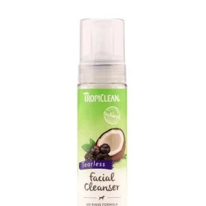 TropiClean Waterless Facial Cleanser for Dogs 7.4 fl oz