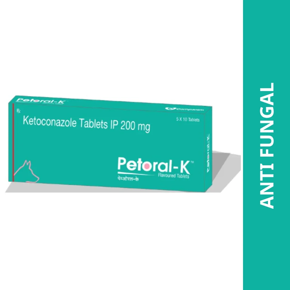 TTK Petoral K (Ketoconazole) 200mg Tablet for Dogs