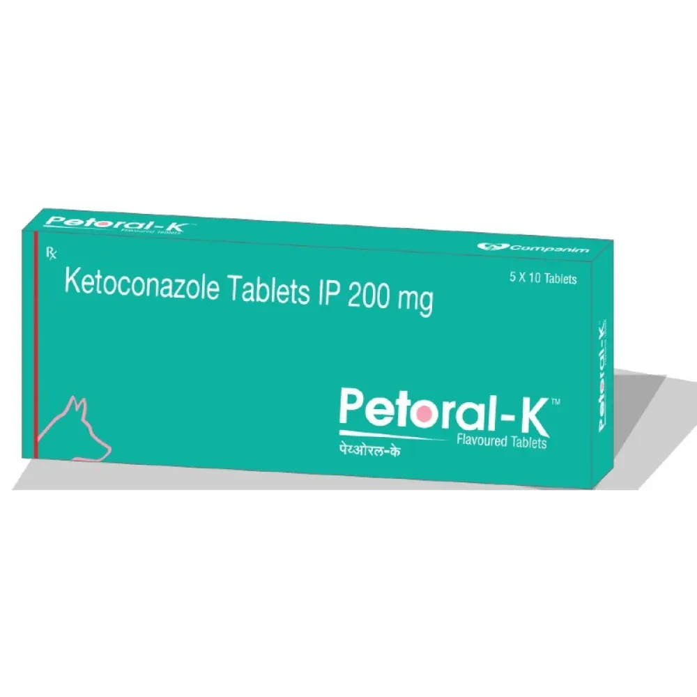 TTK Petoral K (Ketoconazole) 200mg Tablet for Dogs - Image 2