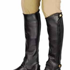 TuffRider Adult Grippy Grain Half Chaps Tall