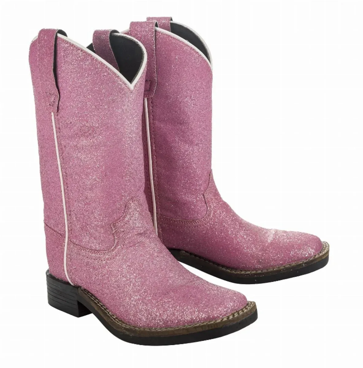 Tuffrider Children's Pink Glitter Western Boot - Image 2