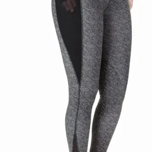 TuffRider Ladies EquiCool Camo Riding Tights - Moisture Wicking Equestrian Breeches with Silicone Knee Patches