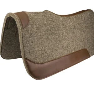 TuffRider Sioux Felt Western Saddle Pad - Compressed Wool Saddle Blanket with Wither Relief