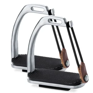 TuffRider Stainless Steel Peacock Safety Stirrups - 4 1/2 in