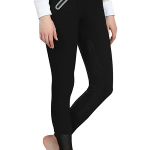 TuffRider Tiffany Ribbed Breeches with Silicone Full Seat - Women's Riding Pants