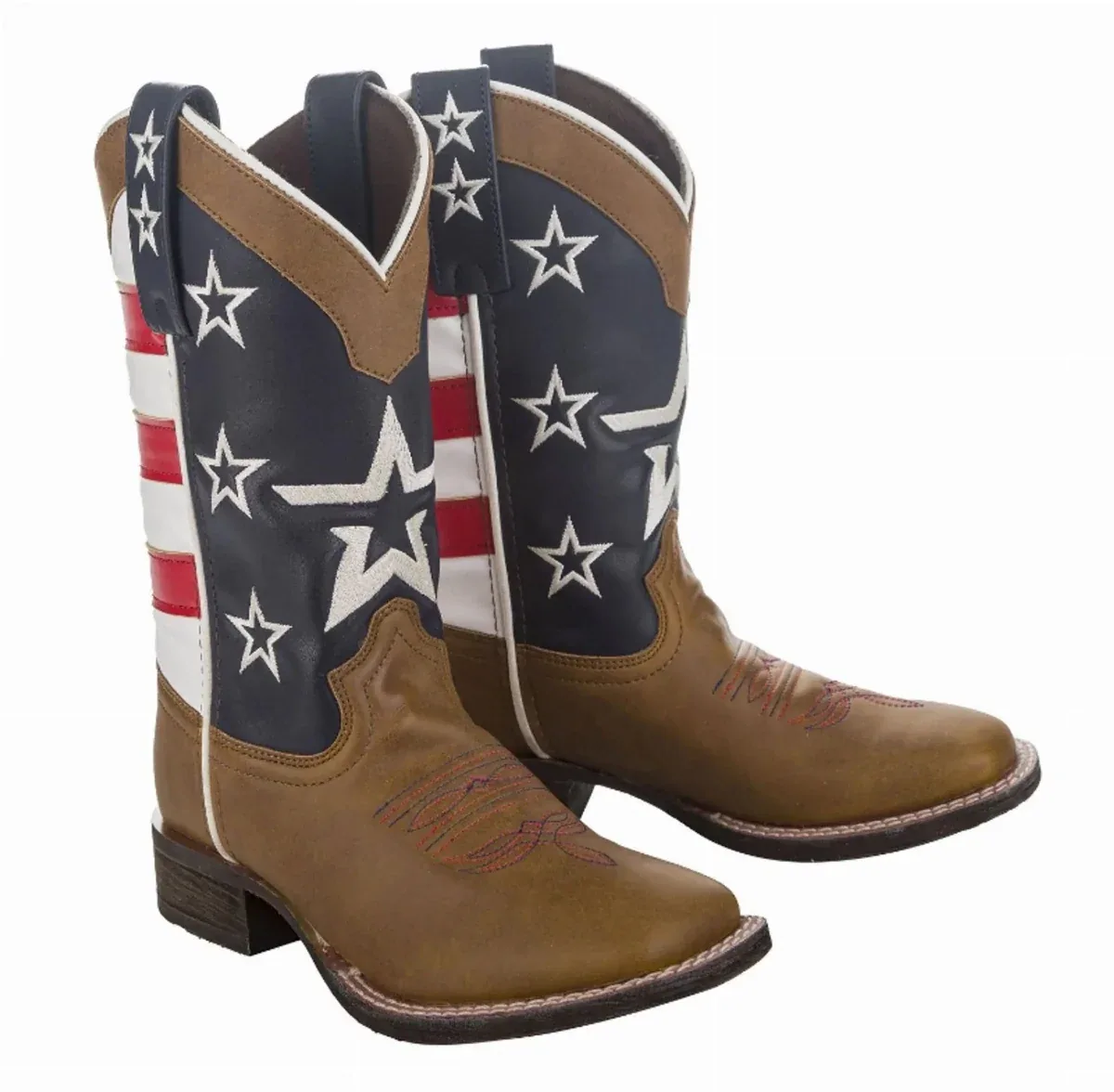 TuffRider Youth American Cowboy Western Boots - Classic Kids Western Riding Boots - Image 2