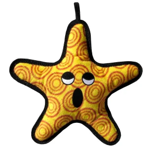 Tuffy Ocean Creature Starfish Durable Dog Toy, Orange, 10 in