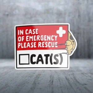 Two Feet Treats - In Case of Emergency Please Rescue (Cat)
