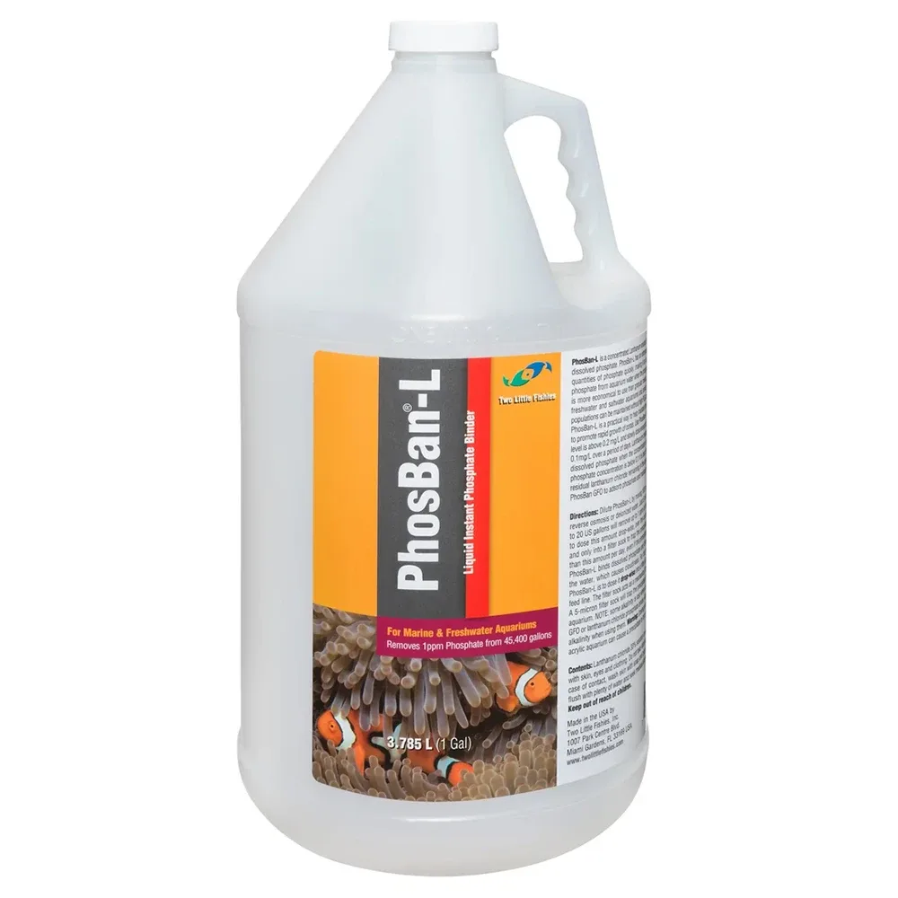 Two Little Fishes - PhosBan-L - Liquid Instant Phosphate Binder 1gallon (3.8 L)