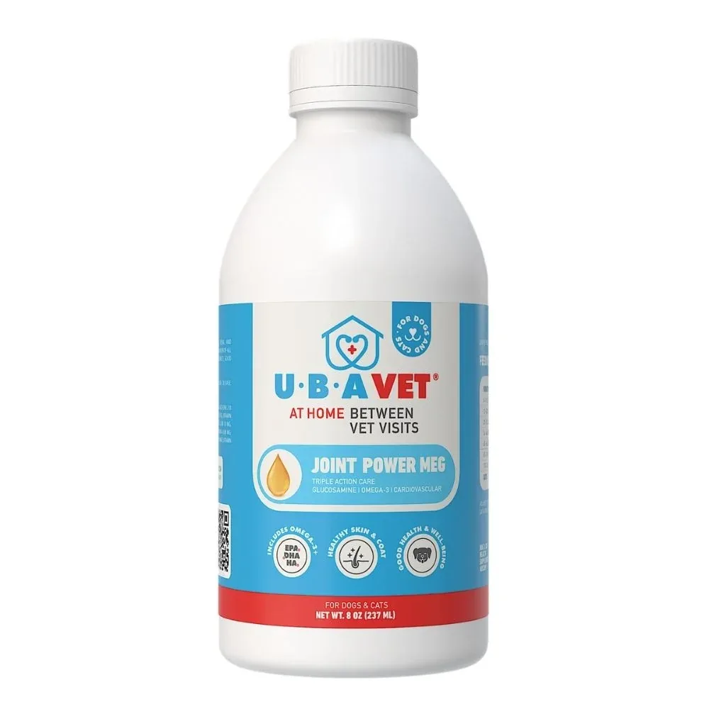 UBAVET Joint Power MEG Maximum Joint Support Liquid for Dogs & Cats
