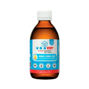 UBAVET Omega-3 Skin & Coat Health and Wellbeing Liquid for Dogs & Cats