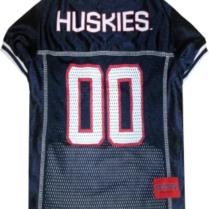 UConn Huskies Pet Jersey - NCAA Mesh Dog Jersey by Pets First