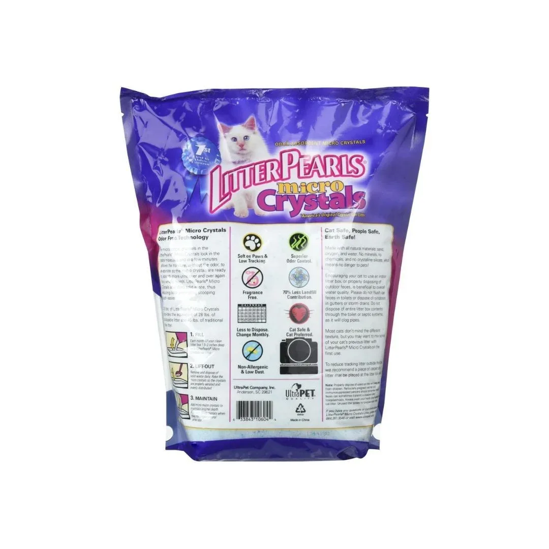 Ultra Pet Litter Pearls Micro Crystal Silica Gel Cat Litter - 3.5 lb - Image 2