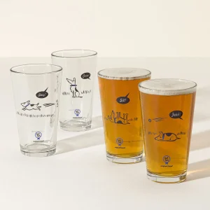 Uncommon Goods | Bad Dog Tumblers | Funny Bad Dog Drinking Glasses for Pet Lovers