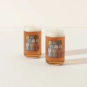 Uncommon Goods | Cats on Cats Glasses