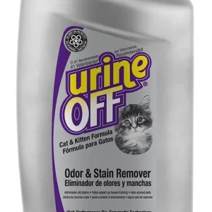 Urine Off Cat & Kitten Formula Bottle with Carpet Injector Cap 32 fl oz