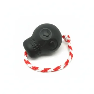 USA-K9 Skull Durable Rubber Chew Dog Toy, Treat Dispenser, Reward Toy, Tug Toy, and Retrieving Toy