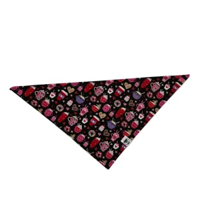 Valentine's Day Dog and Cat Bandana With Snaps Coffee Is For Lovers