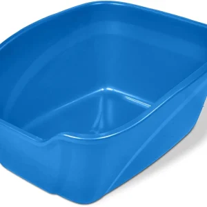 Van Ness High-Sides Cat Litter Pan - Blue, Large