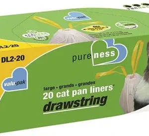 Van Ness Plastics Cat Pan Liner White Large, 12-Count