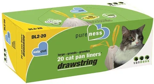 Van Ness Plastics Cat Pan Liner White Large, 12-Count