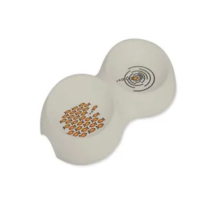 Van Ness Plastics EcoWare Bamboo Double Dish for Cats Assorted, 16 oz, Small
